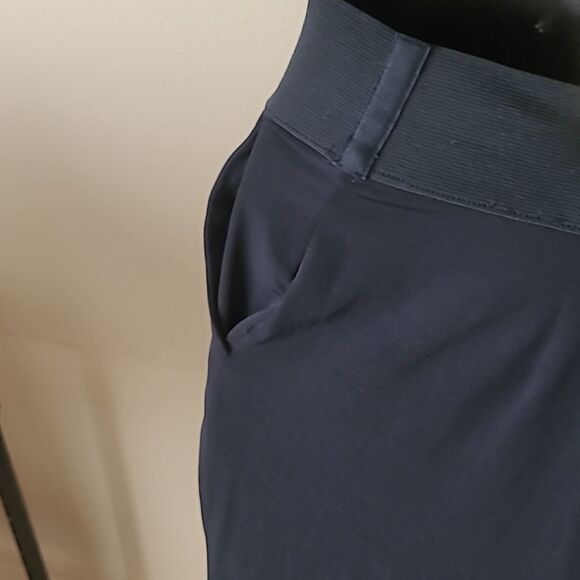 Worthington Black medium Pencil Skirt Stretch Band Waist zip back Womens - Picture 10 of 16